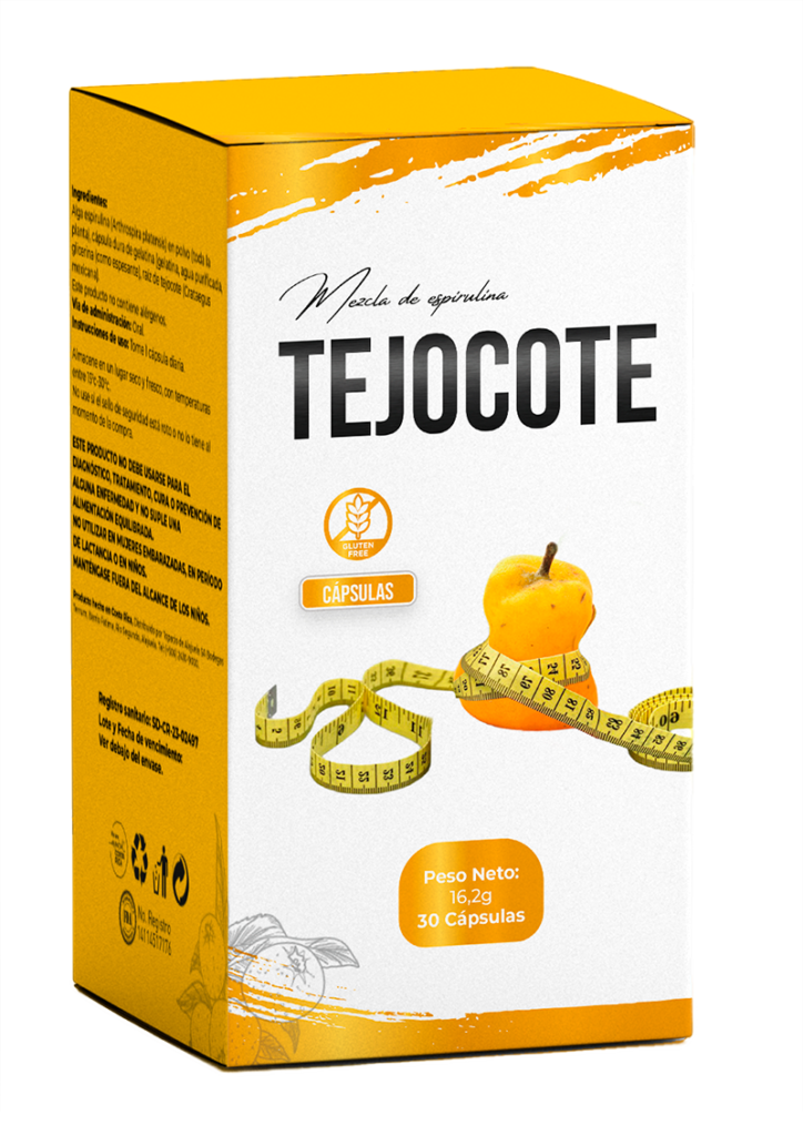 Caja de nuestro suplemento de Raíz de Tejocote